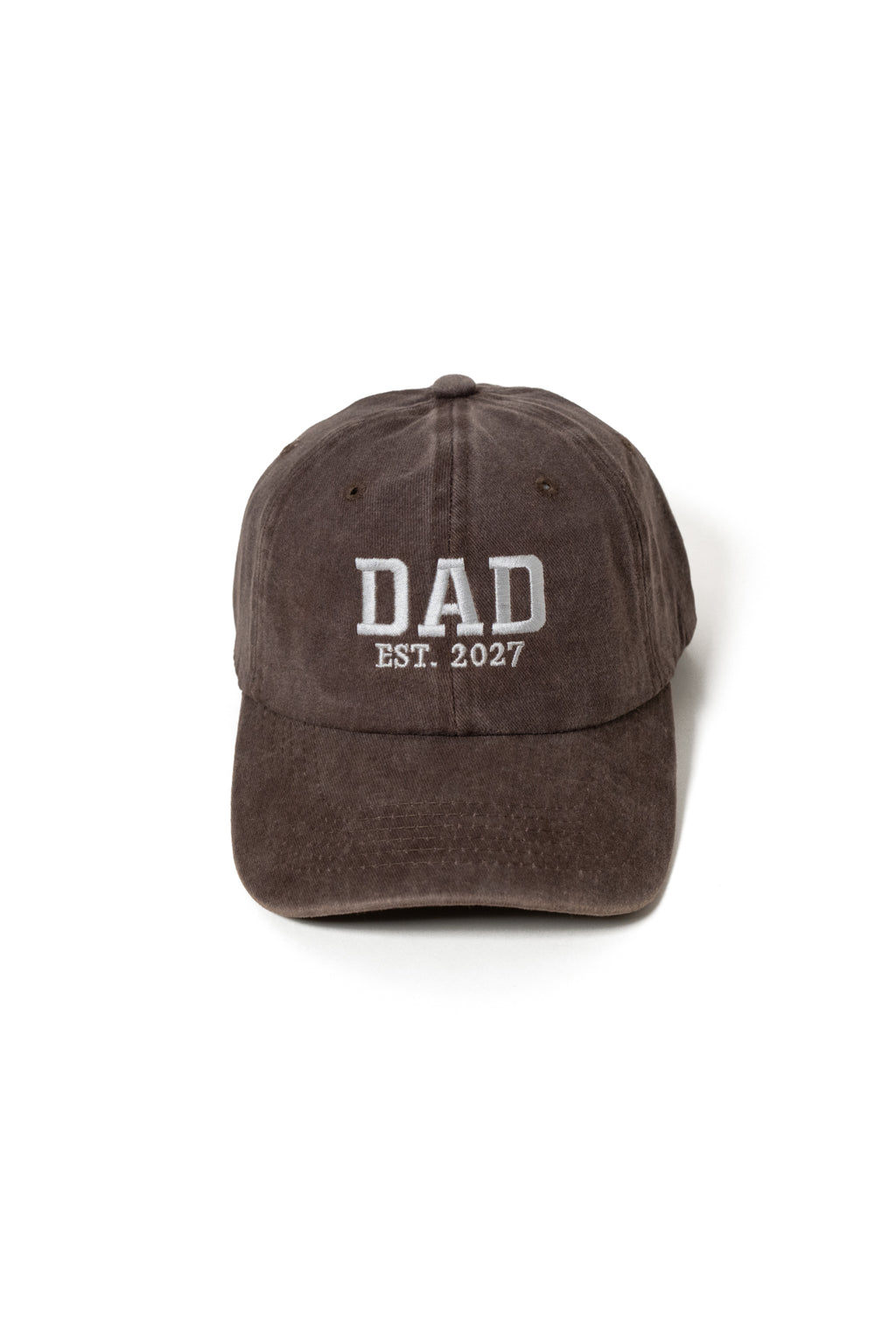 Nakışlı Şapka 2027 Mom Dad Şapka 2li paket Anne Baba Yıkamalı Kumaşlı Şapka Pamuklu Ayarlı