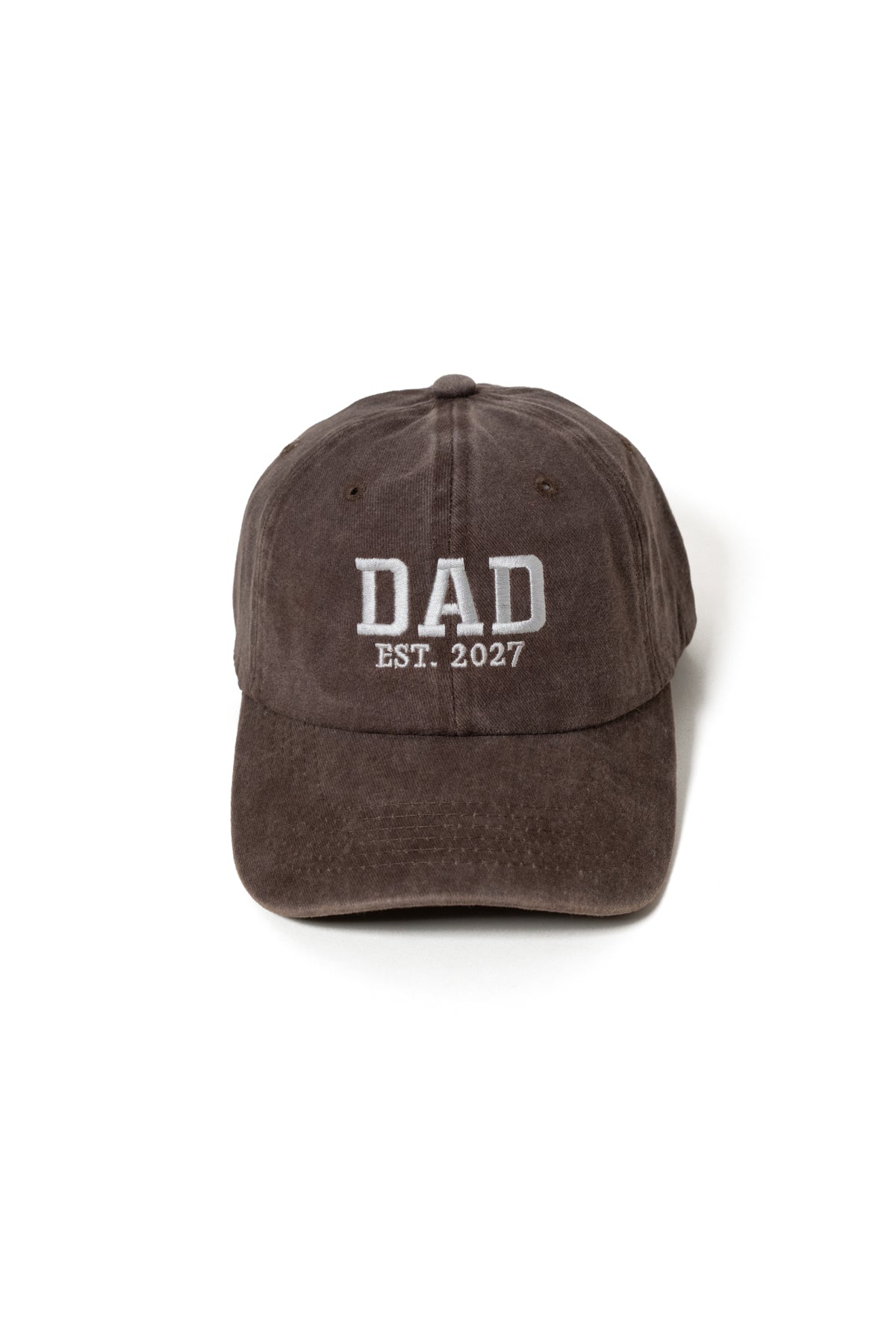 Nakışlı Şapka 2027 Mom Dad Şapka 2li paket Anne Baba Yıkamalı Kumaşlı Şapka Pamuklu Ayarlı
