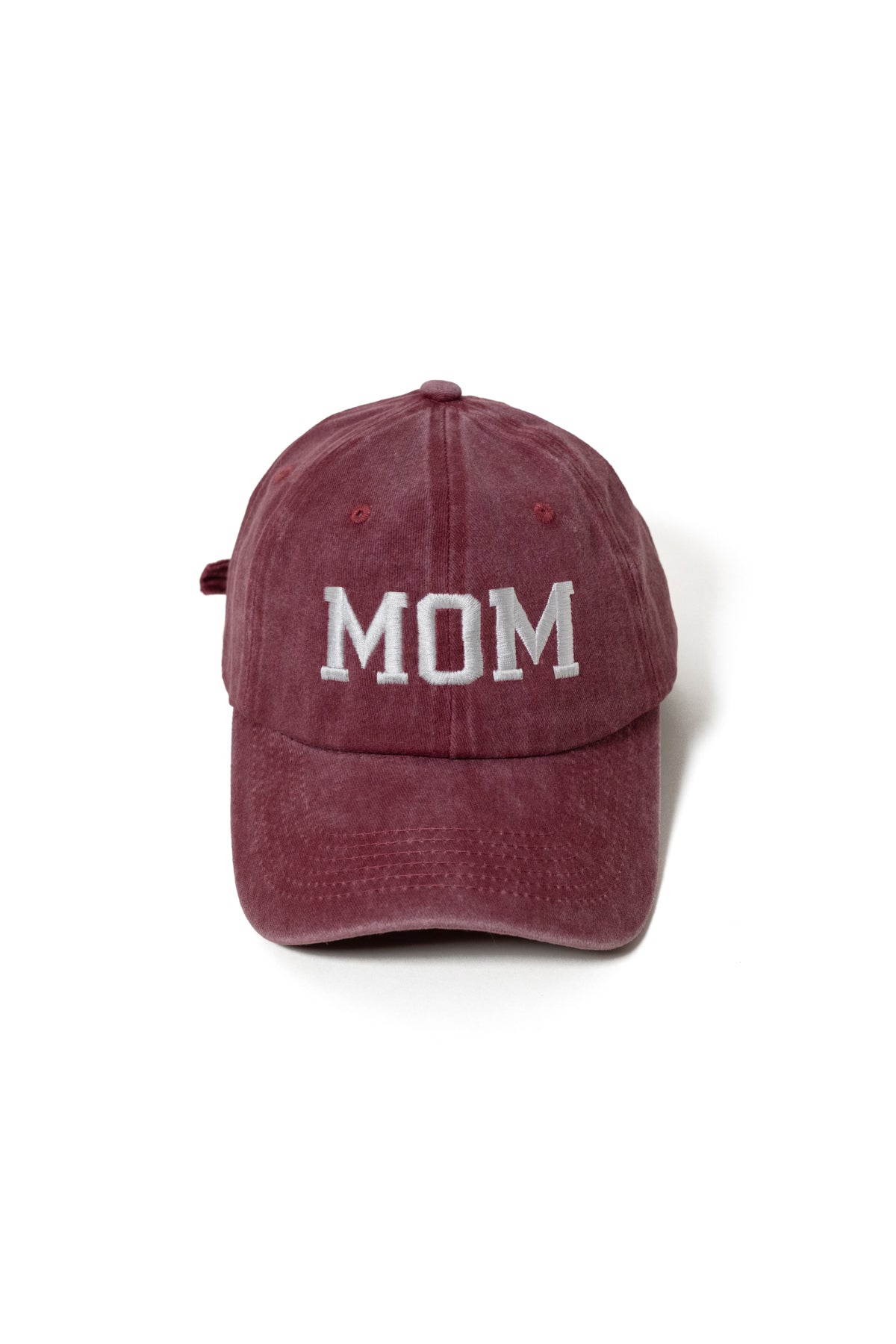 Nakışlı Şapka Tekli Anne Mom Tarihsiz Şapka Yıkamalı Kumaşlı ve Yazı Nakışlı Şapka Pamuklu Ayarlı Şapka