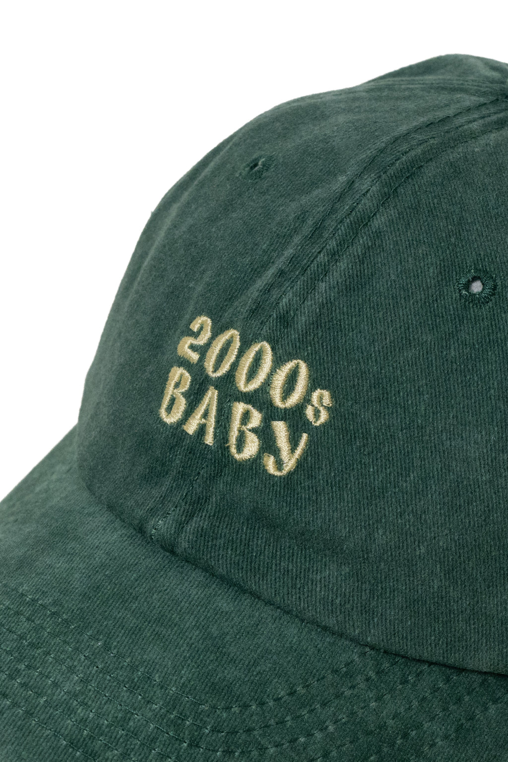 Nakışlı Şapka Y2K Streetwear Pamuk Şapka Eskitme Kumaşlı ve Yazı Nakışlı Pamuklu Şapka