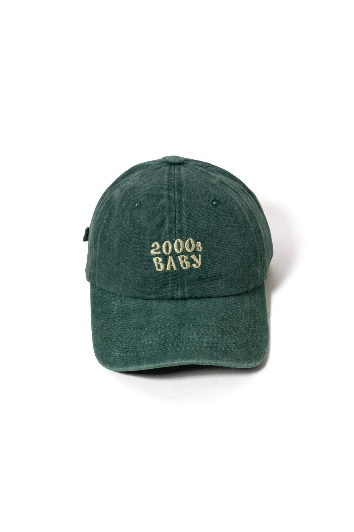 Nakışlı Şapka Y2K Streetwear Pamuk Şapka Eskitme Kumaşlı ve Yazı Nakışlı Pamuklu Şapka